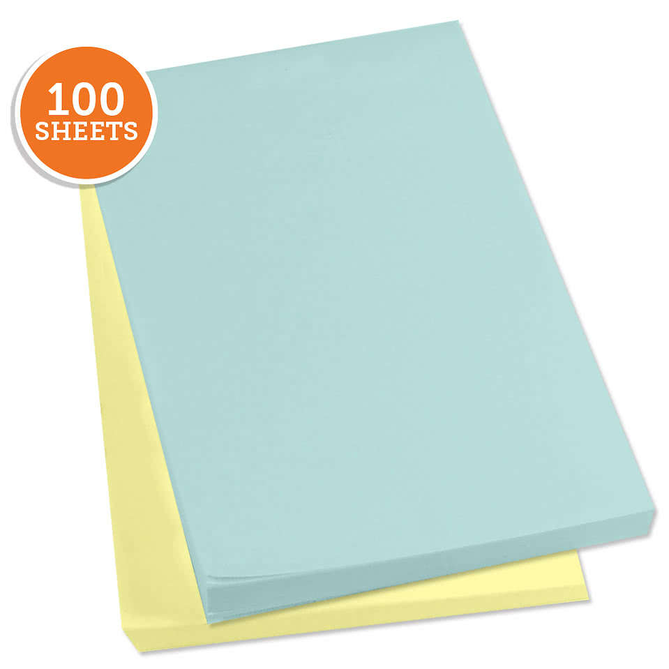 Design Custom Printed 4 x 6 3M Post-It Notes (100 sheet pads